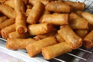 Thai vegan snacks Spring rolls
