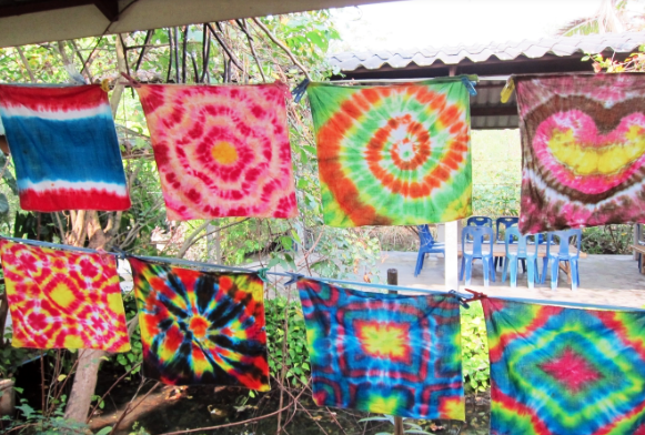 things to do in bangkok, bangkok, tie-dye, craft, cook. cycling, bicycle, bang ka jao