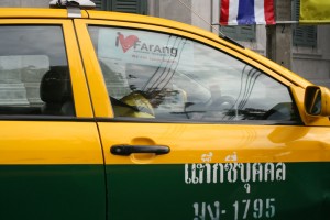 Thai taxi, taxi, bangkok, thailand
