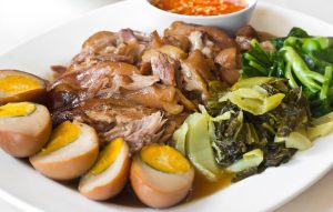 pork leg with rice