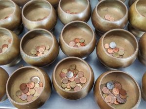 Temples on Thai coins