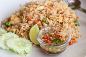 Spice up your Thai fried rice the local style!