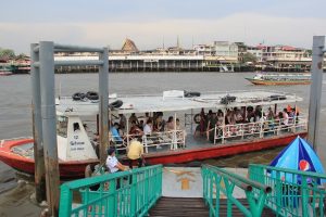 Where to stay in Bangkok: ferry ride