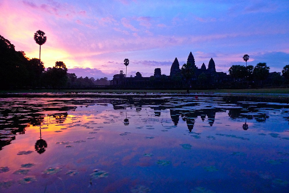 Sunrise Angkor Wat, Beautiful Sunrise Angkor Wat Temple, Siem Reap, Cambodia